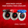 VW FREN DISKI ARKA A4-A5-A6-A7-A8-Q5 BM (11-)
