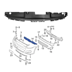Hyundai Accent Panjur Üst Kapak (Orijinal Parça - OEM 863521R000)
