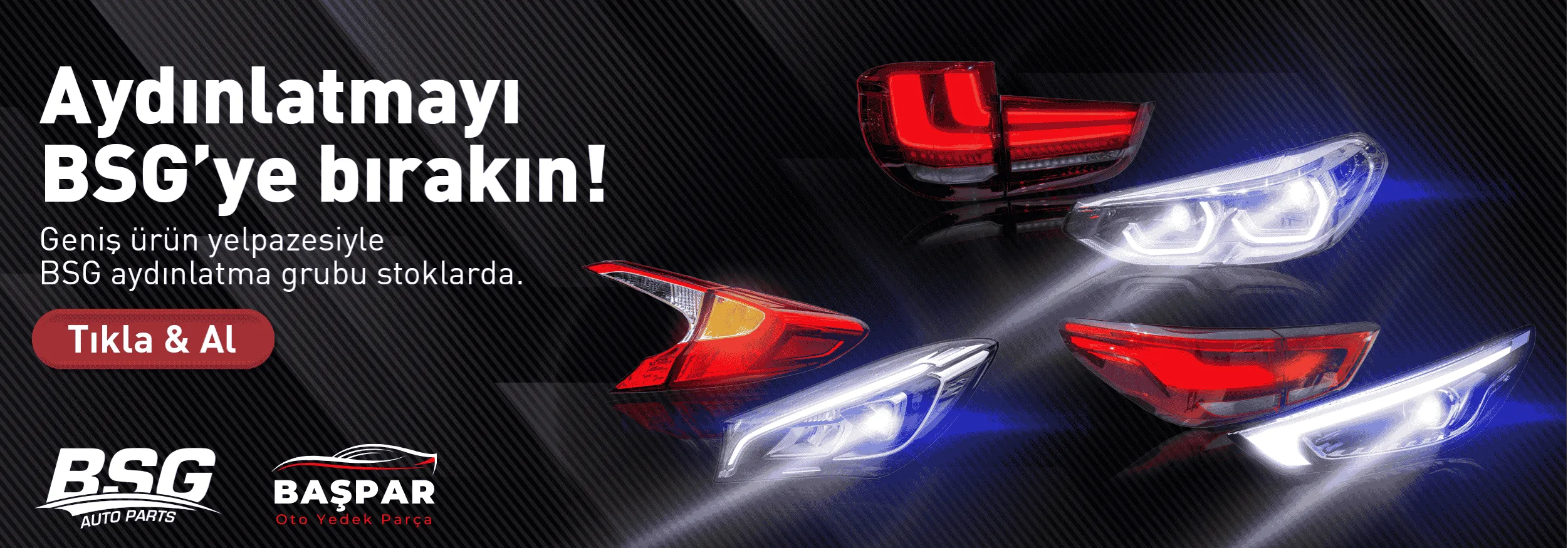bsg oto aydınlatma ürünleri - başpar oto yedek parça