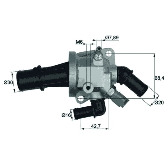 MÜŞÜRLÜ TERMOSTAT 1.3 ALBEA-PALİO-ASTRA-CORSA (G.852.88)